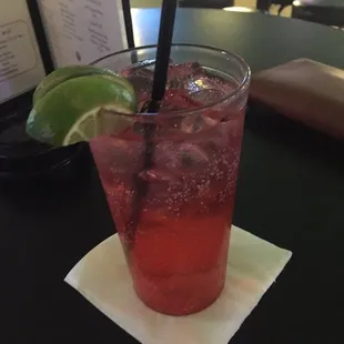 Virgin cherry limeade