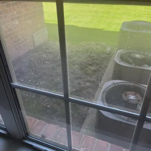 Dirty windows and lovely view