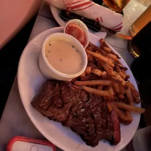 steak, food