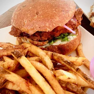 Fried chicken sandwich