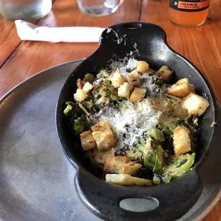 Warm Brussel Sprout Caesar $11.00