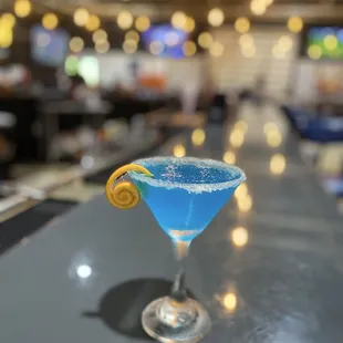 Blue Hawaiian Martini