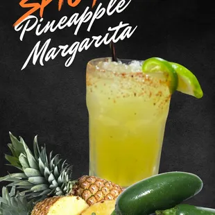 Spicy Pineapple Margarita Specialty Cocktail