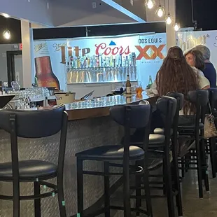 Tap wall Only negative is too many non craft beers