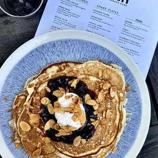 pancakes, food