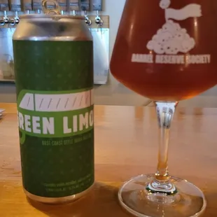Green limousine IPA from Oregon