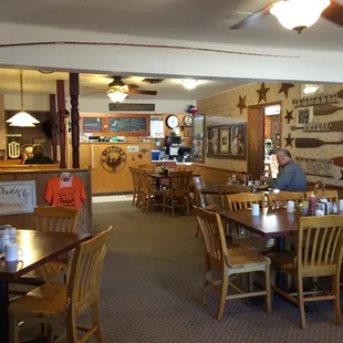 the dining room and bar