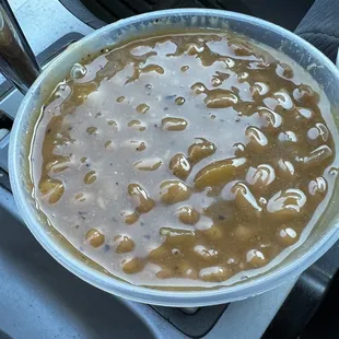 Baked beans with peaches? Yes!