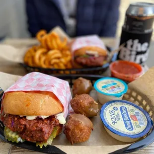 Spicy Bird, Dark Beer, Apple Fritters!!!