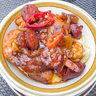 BBQ Shrimp and Grits