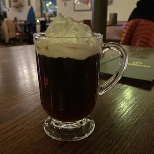 Cinnamon Irish coffee