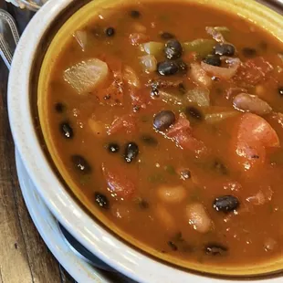 Black Bean Vegetarian Soup