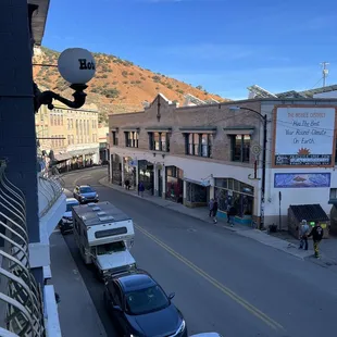 View from the balcony