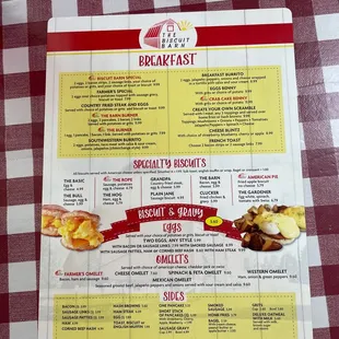 Breakfast Menu