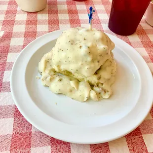 Smothered Biscuit &amp; Gravy