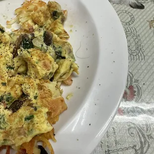 Sadly we found a hair on the plate