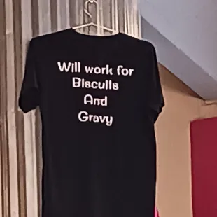 A cool t-shirt they have for sale.