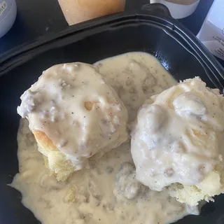 Biscuits and gravy