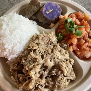 Hawaiian Kalua Pork Plate