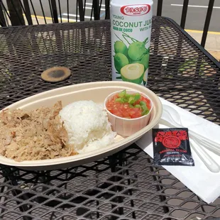 Kalua pig plate