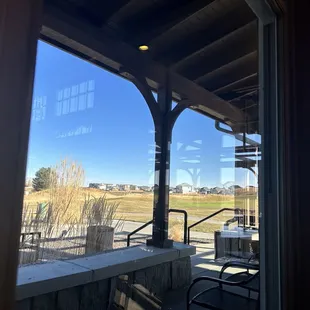 What a great view of the golf course