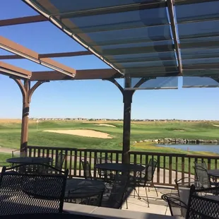 View from the grill.