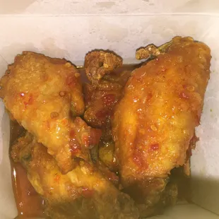 Thai chili wings