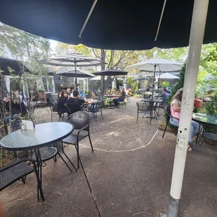 Patio seaying on a warm autumn afternoon.