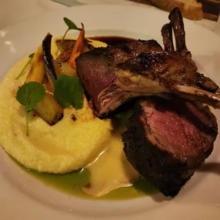 Lam Elderberry Mint Grilled Rack of Lamb