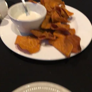 Sweet potato chips