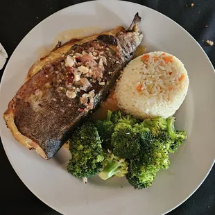 Crab Stuffed Trout