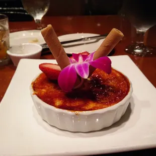 Creme brulé is so fancy!