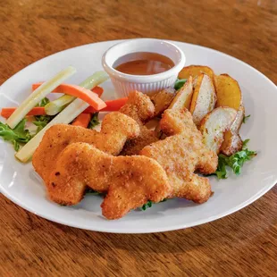 Don&apos;t forget the kids! Fried-a-Saurus Rex
