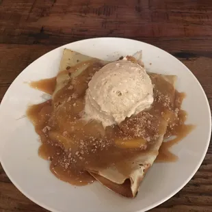 Peach Crepe