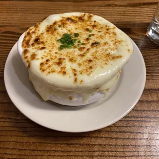 French onion soup! Delicious