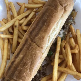 Philly with fries.