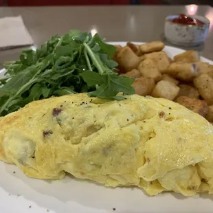2 egg omelette