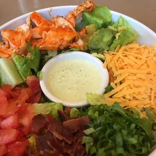 Buffalo chicken Cobb, special order