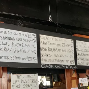 Selection of rotating beers