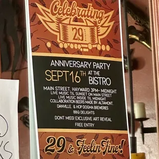 Poster for an upcoming event on 9/16/23