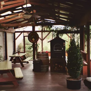 Patio at Bloxom Vineyards
