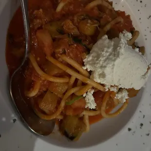 Eggplant pasta dish!