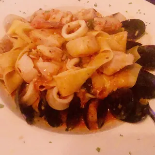 Seafood Pappardelle