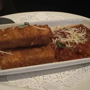 Fried polenta