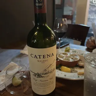 Absolutely delicious Malbec Wine