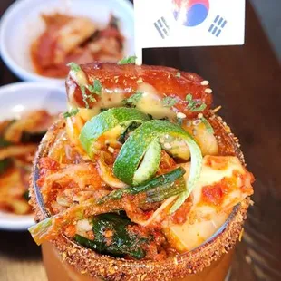 Kimchi bloody Mary