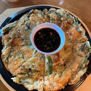 Seafood pancake