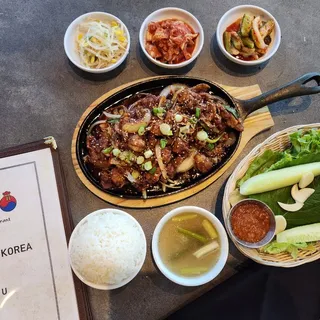 Korean Spicy Pork Ssambap