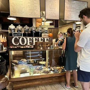 Order at the counter and sit outside. Made fresh while you wait.
