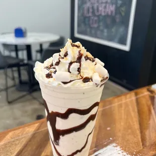 No campfire is required for our delicious Smores shake!